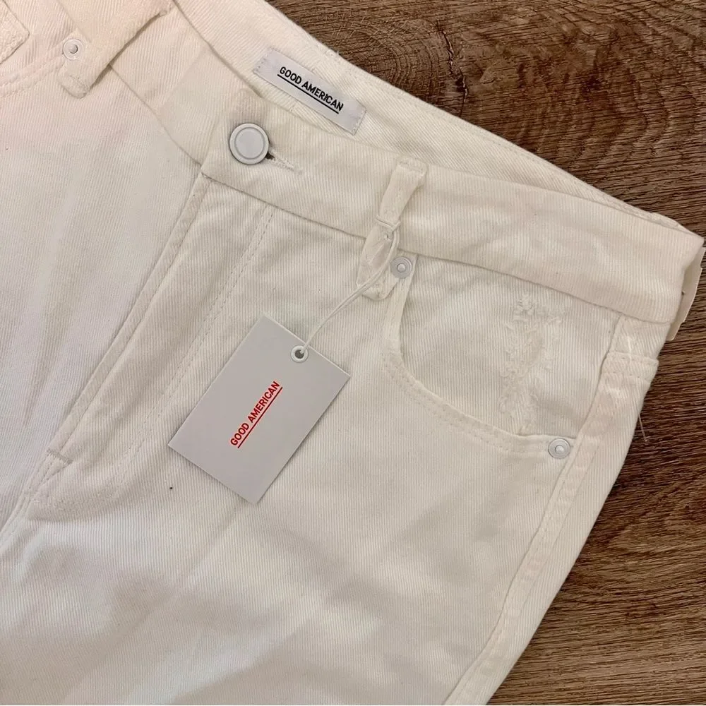 Good American Good Curve Jeans White D4